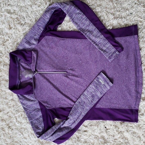 Danskin purple semi fitted quarter zip - Picture 1 of 3